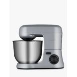 John Lewis JLSM618 Stand Food Mixer, Silver. - R9BW.