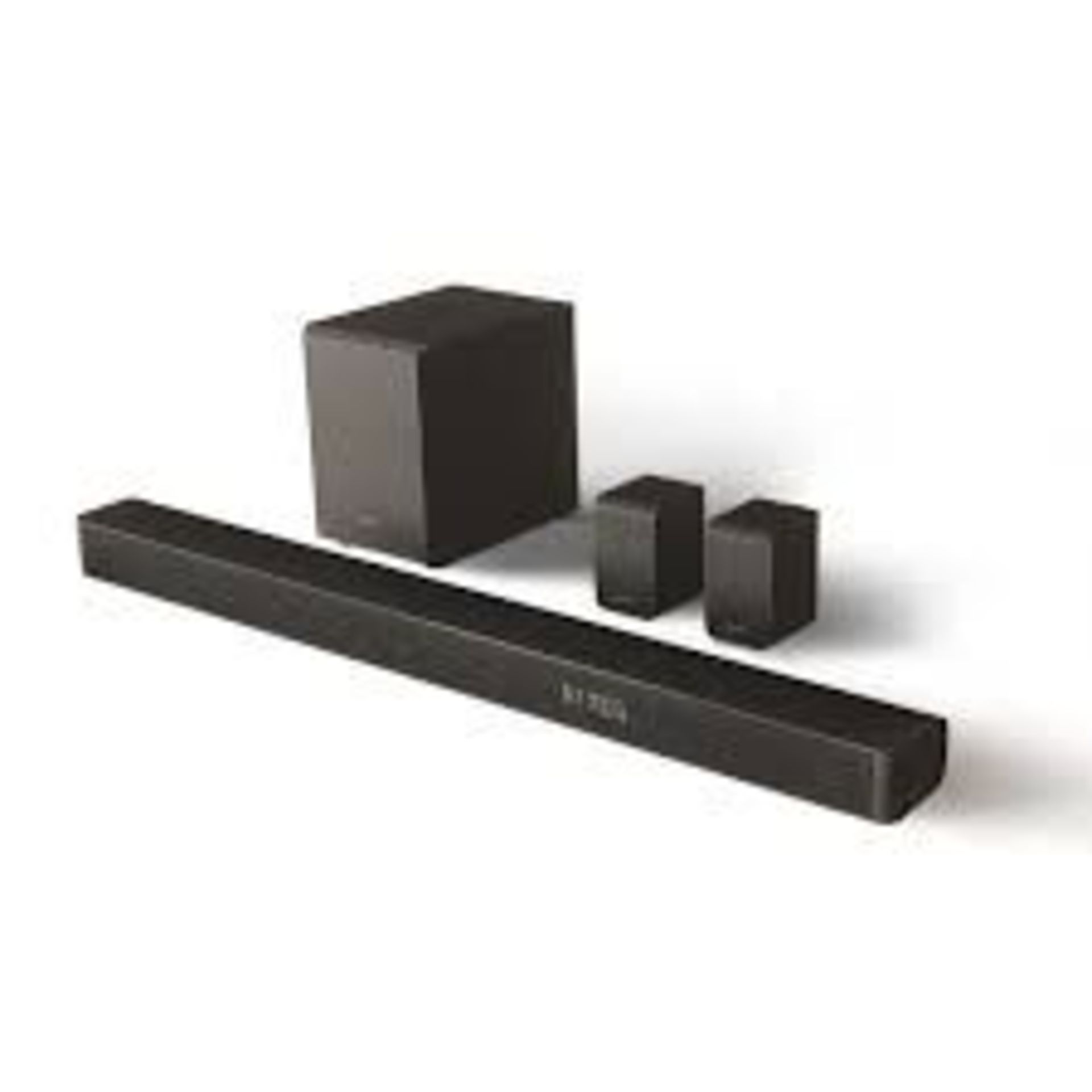 Hisense AX5100G 5.1 Channel 340W Dolby Atmos Soundbar Set. -R10BW. RRP £429.00. The AX5100G's 340