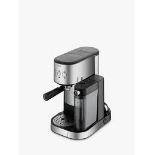 John Lewis Pump Espresso Coffee Machine with Milk Frother. -R10BW