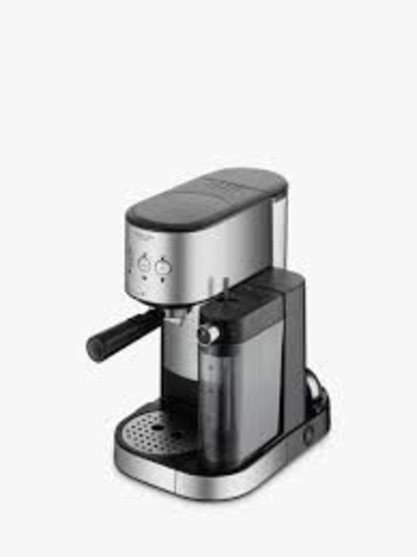 John Lewis Pump Espresso Coffee Machine with Milk Frother. -R10BW