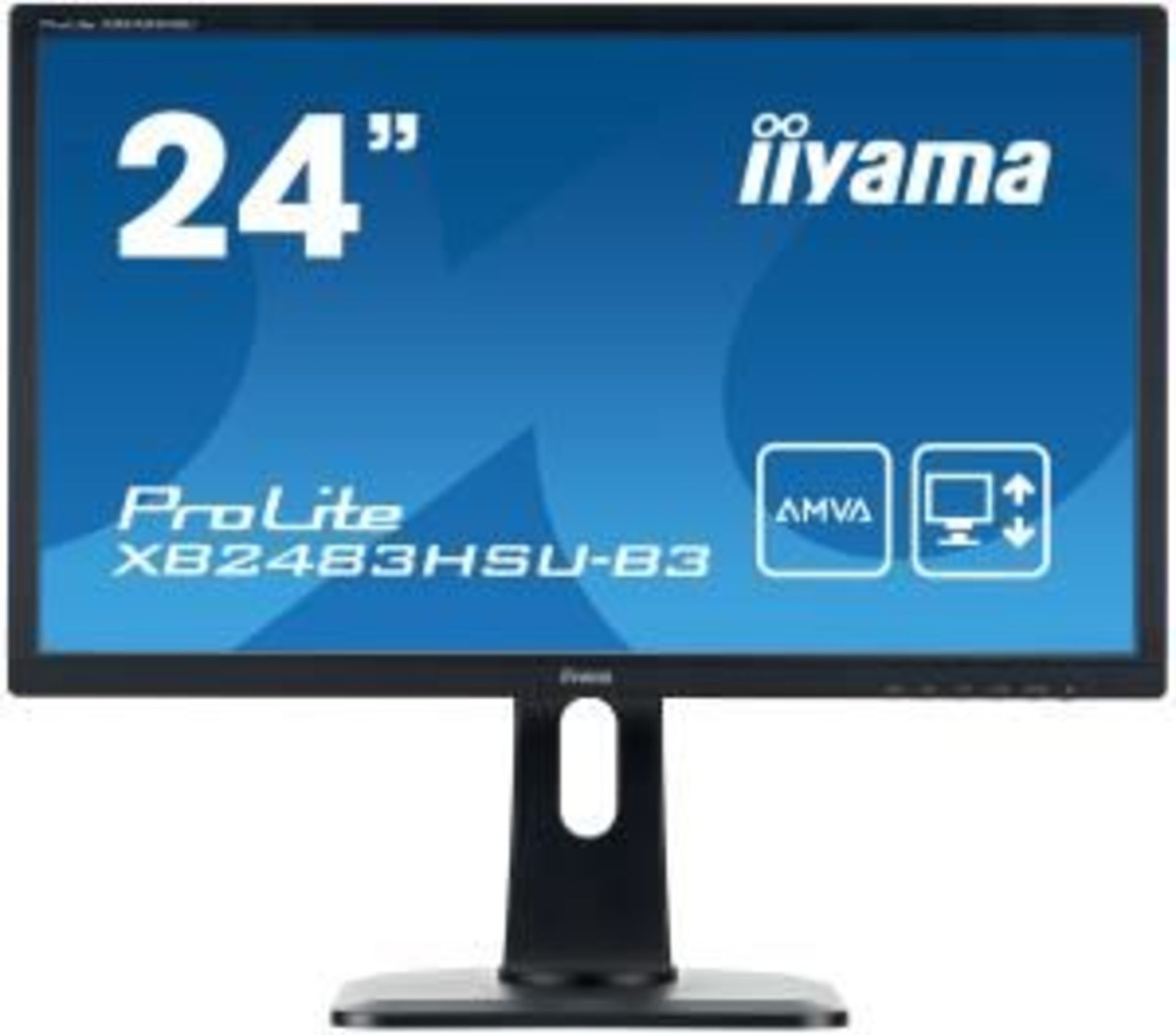 Iiyama XB2483HSU-B3 IiYAMA ProLite XB2483HSU-B3 - LED-Monitor - 61 cm. - P1. RRP £311.99. ProLite