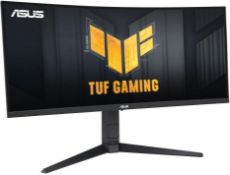 ASUS TUF Gaming VG34VQEL1A Curved Gaming Monitor – 34 inch UWQHD (3440 x 1440), 100Hz, Curved
