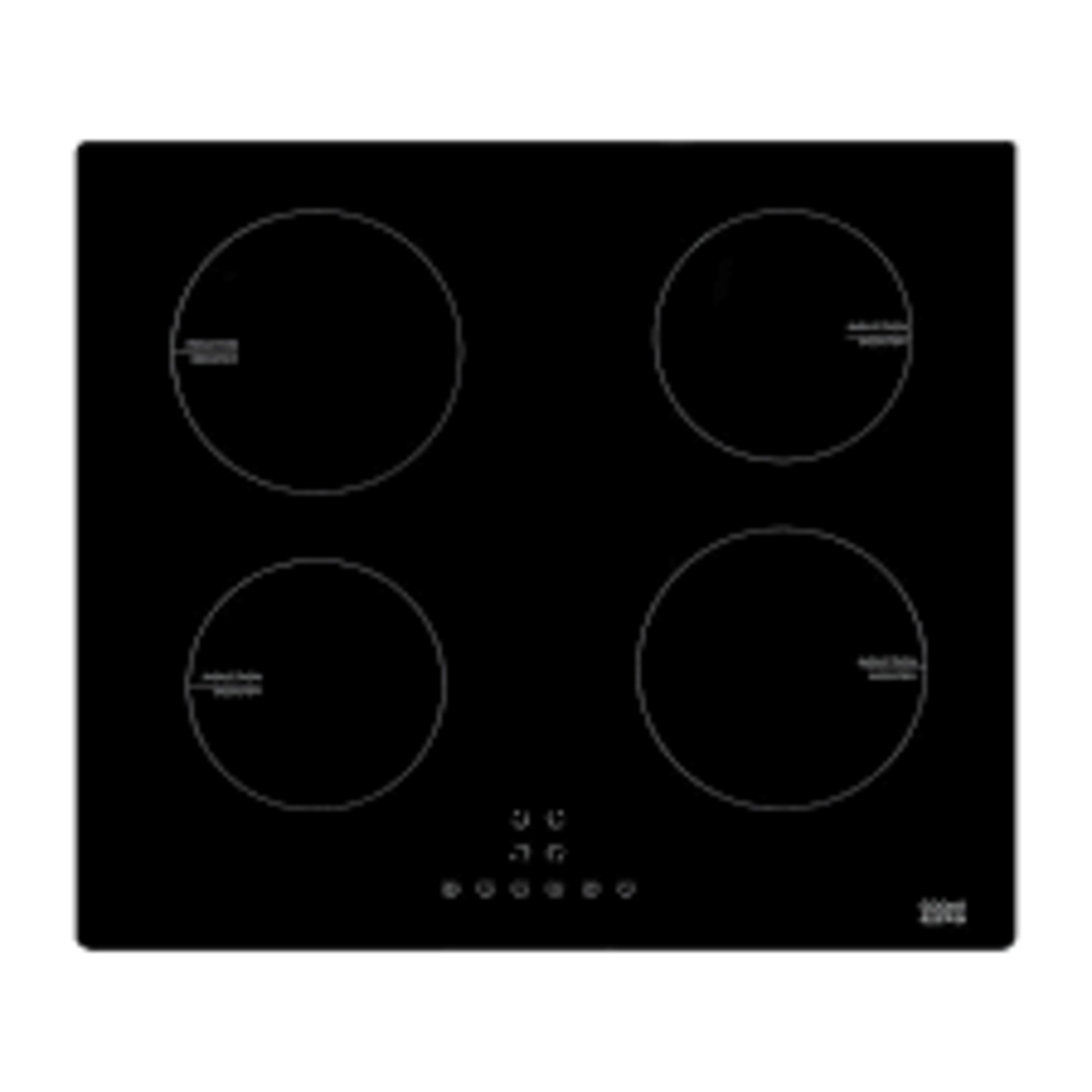 Cooke & Lewis CLIND60 4 Zone Glass Induction Hob (W)590mm Black - ER51.