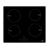 Cooke & Lewis CLIND60 4 Zone Glass Induction Hob (W)590mm Black - ER51.