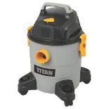 TITAN 1300W 16LTR WET & DRY VACUUM 220-240V. -ER48. Lightweight vacuum ideal for cleaning up dust,