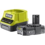 Ryobi RC18120-120 18V ONE+ Lithium+ 2.0Ah Battery and Charger. - ER48.