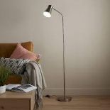 GoodHome Hetange Nickel effect Floor light - ER51.