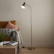 GoodHome Hetange Nickel effect Floor light - ER51.