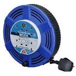 Masterplug LCT15104R Cassette Reel 15M 10amp 4 Socket Blue. -ER48