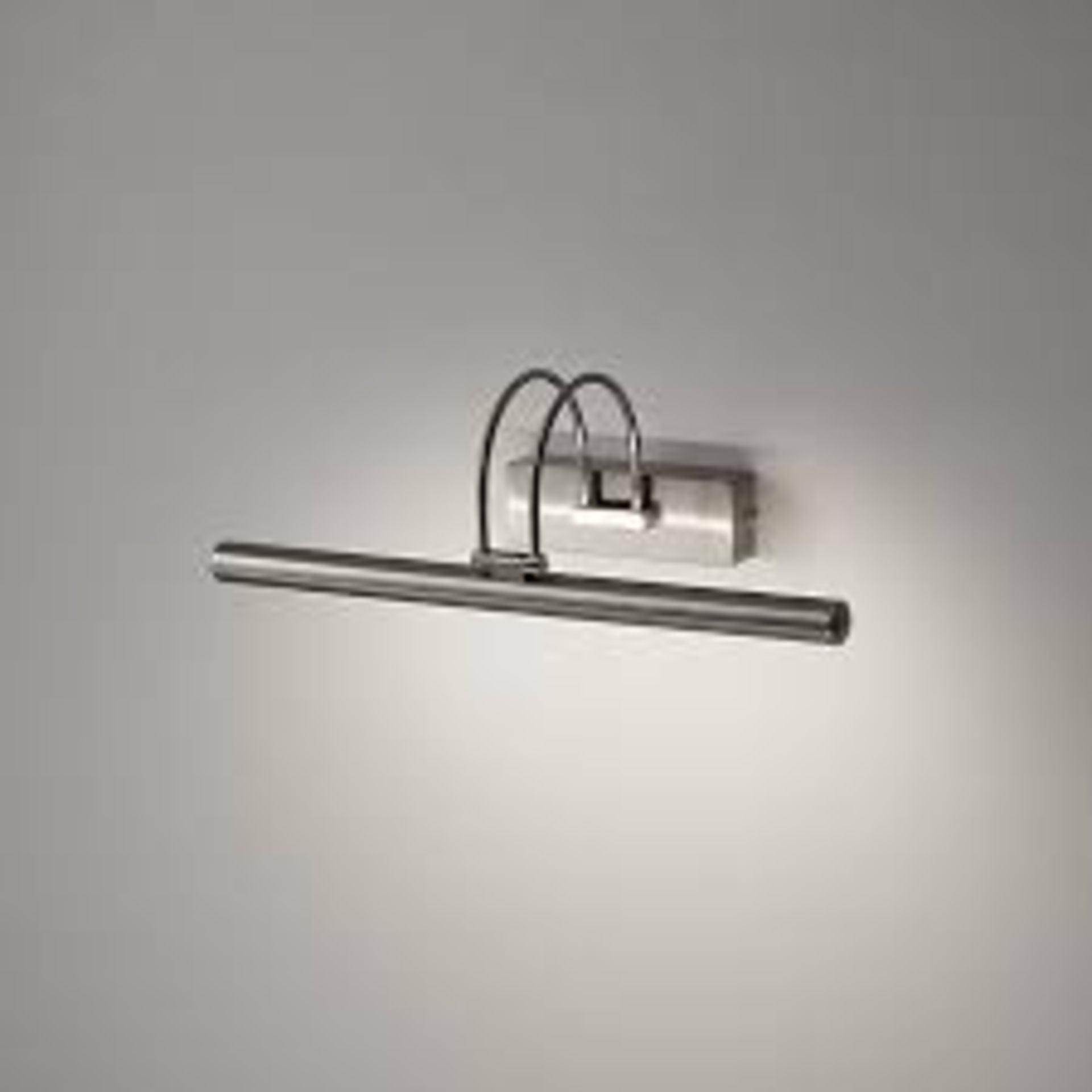 GoodHome Giausar Chrome effect Wired LED Wall light. -ER48