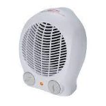 3 x 2000W White Fan heater. - ER48. Keep your room warm and cosy with this 2000W white fan heater.