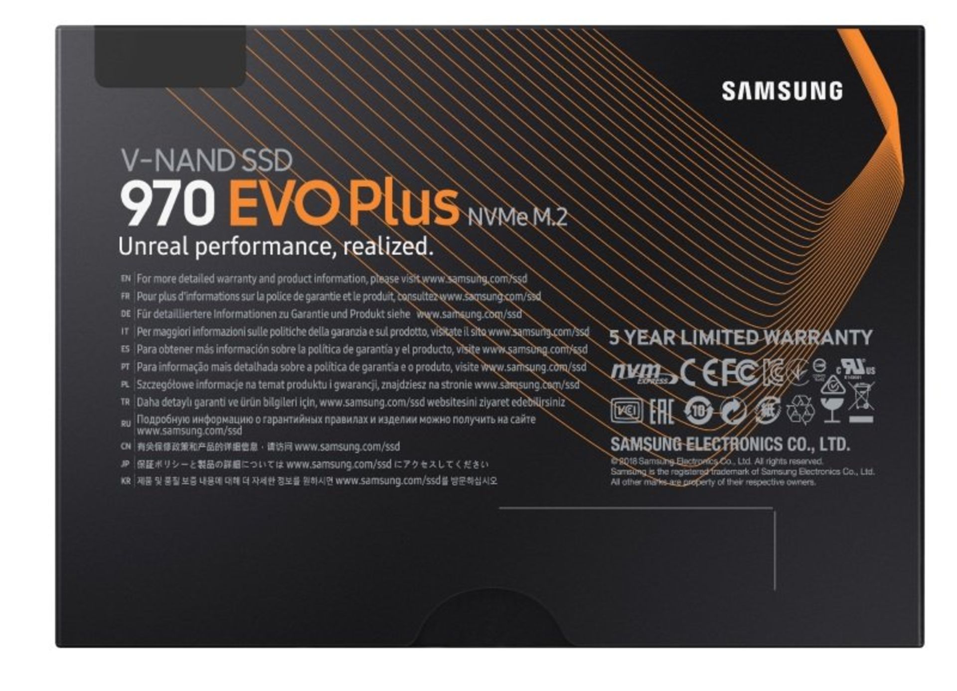 BRAND NEW FACTORY SEALED SAMSUNG 970 EVO PLUS 1TB M.2 NVMe PCIe Performance SSD/Solid State Drive. - Image 4 of 4