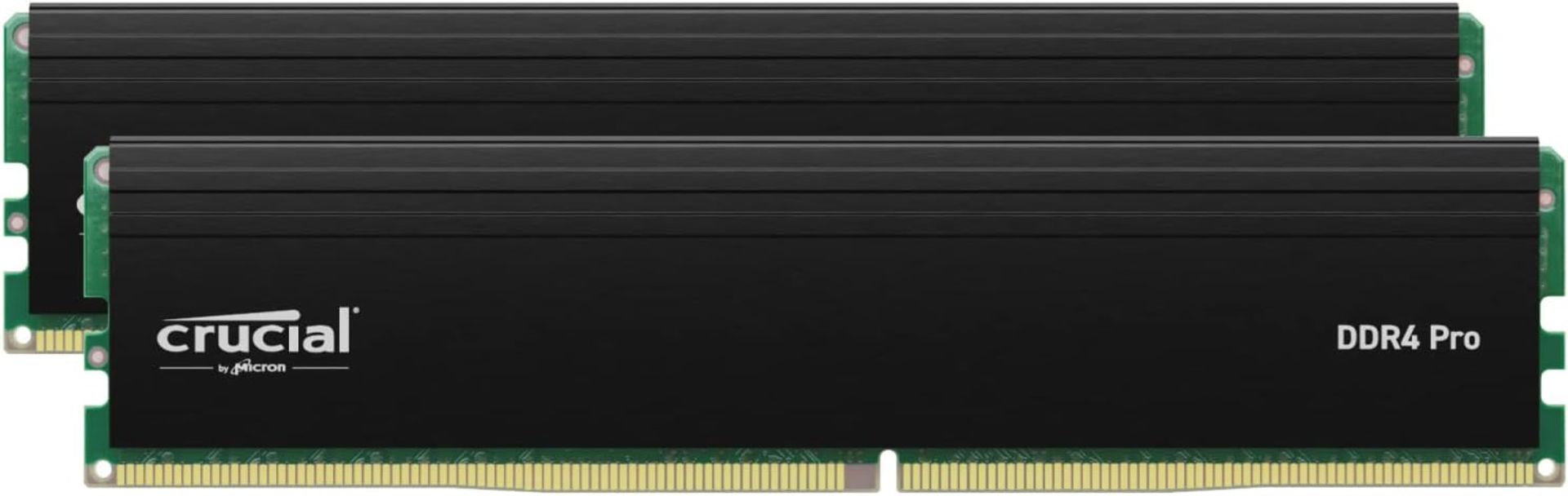 NEW & BOXED CRUCIAL Pro 32GB (2x16GB) 3200Mhz CL22 DDR4 Memory Kit. RRP £96.99. Load programs faster