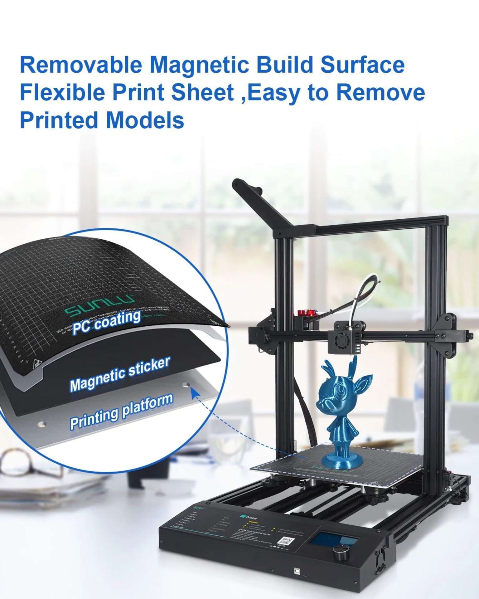 BRAND NEW FACTORY SEALED SUNLU S8 PRO 3D Printer. RRP £129. (PCK5). SUNLU latest FDM 3D printer S8 - Image 2 of 2