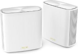 BRAND NEW FACTORY SEALED ASUS ZenWiFi XD6 Whole Home AX5400 Mesh WiFi 6 System (2 Pack White).