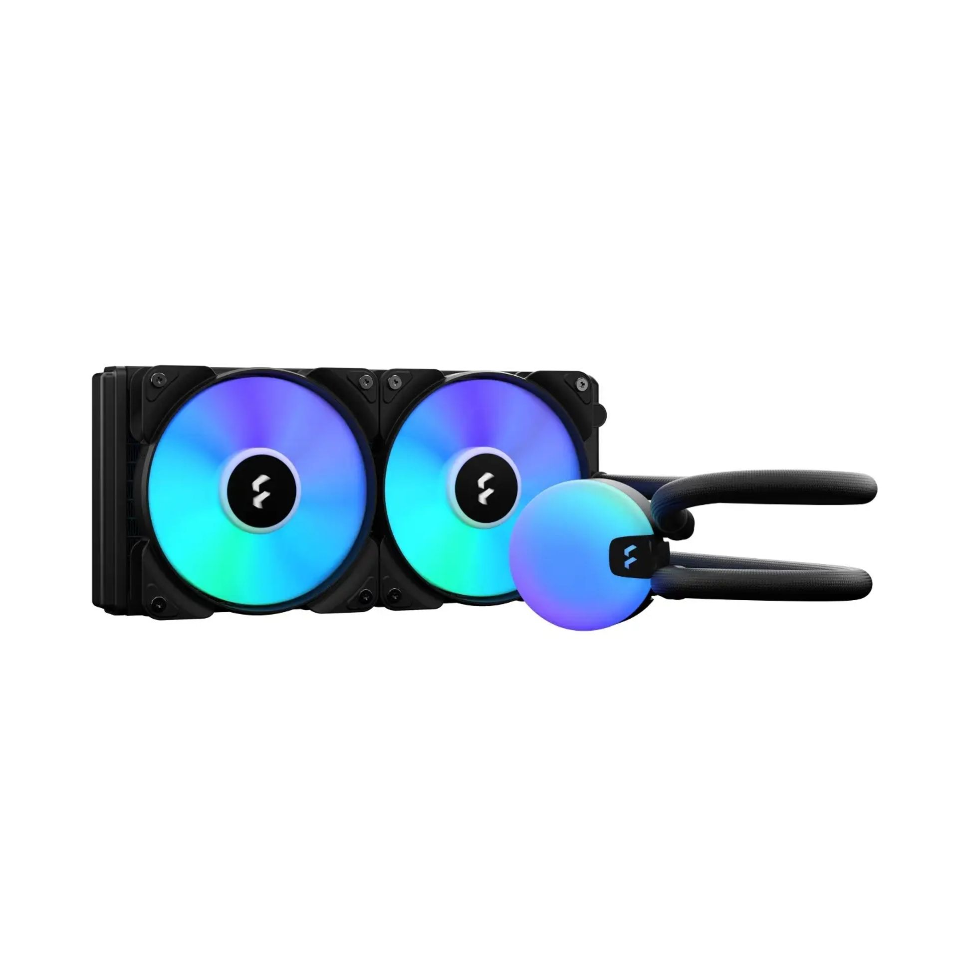 BRAND NEW FACTORY SEALED FRACTAL S24 RGB Aspect 12 RGB x2 AIO CPU Liquid Cooler. RRP £124.99. - Image 2 of 5