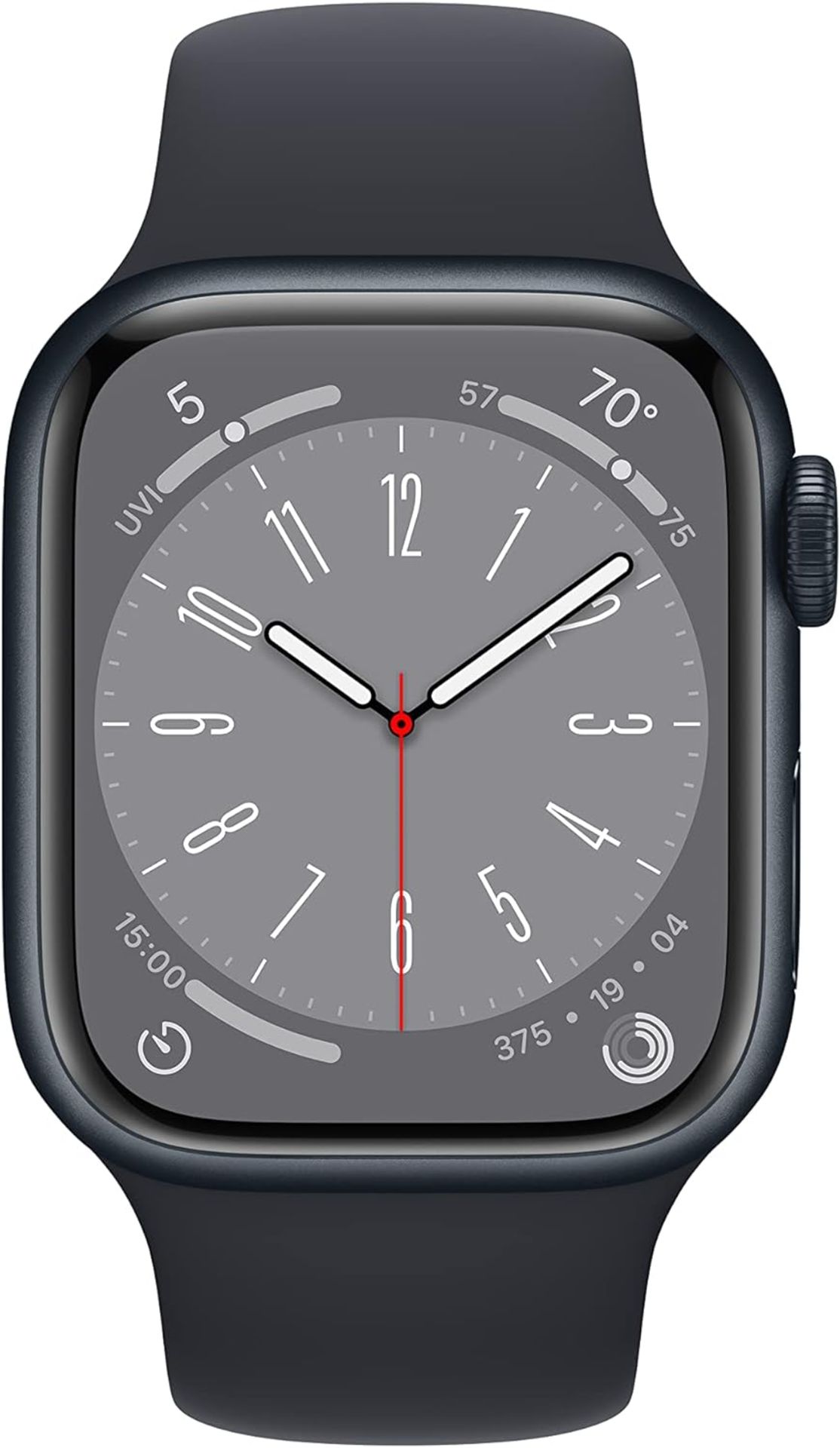 GRADE A APPLE Watch Series 8 GPS 41mm MIDNIGHT ALUMINIUM. RRP £369. Apple Watch Series 8, your handy - Image 2 of 5