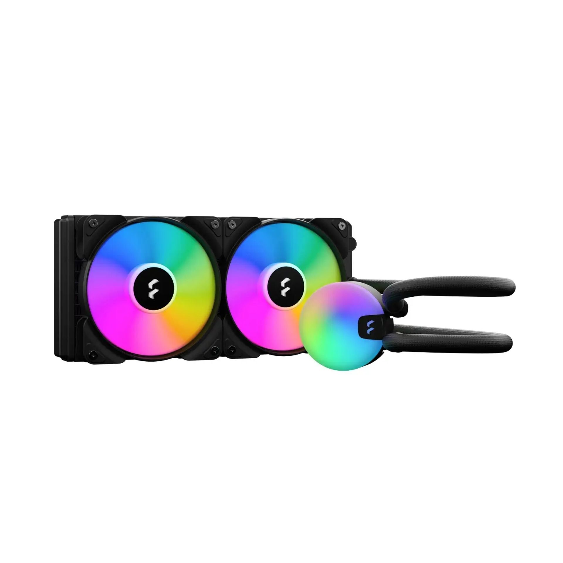 BRAND NEW FACTORY SEALED FRACTAL S24 RGB Aspect 12 RGB x2 AIO CPU Liquid Cooler. RRP £124.99. - Image 3 of 5