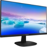 BRAND NEW FACTORY SEALED PHILIPS V Line 243V7QDAB/00 24 Inch FHD Monitor, 75Hz. RRP £102. (PCKBW).