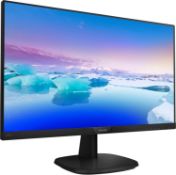 BRAND NEW FACTORY SEALED PHILIPS V Line 243V7QDAB/00 24 Inch FHD Monitor, 75Hz. RRP £102. (PCKBW).