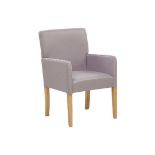 Rockefeller Fabric Dining Chair Light Grey. - ER23. RRP £189.99