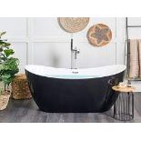 Freestanding Bath 1800 x 780 mm Black ANTIGUA RRP £2500 - ER26