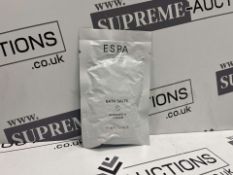 50x BRAND NEW ESPA Bergamot & Jasmine Bath Salts 50g RRP £9 EACH. R12-16. Infused with rich