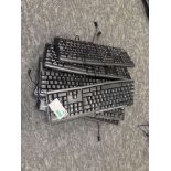 10X LOGITECH KEYBOARDS (MODELS MAY VARY). (R11/PW)