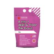 10x NEW 5KG BAGS OF NORCROS 4 INTO 1 WALL & FLOOR TILE GROUT – ARCTIC WHITE – 5KG (ROW 7-4). Norcros