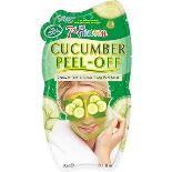 373 x BRAND NEW 7th Heaven Cucumber Easy Peel-Off Face Mask with Juiced Lime - PW