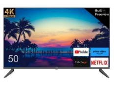 CELLO 50 Inch 4K Ultra HD Smart Frameless TV. (PW5023). A superb value Widescreen Ultra HD 4K
