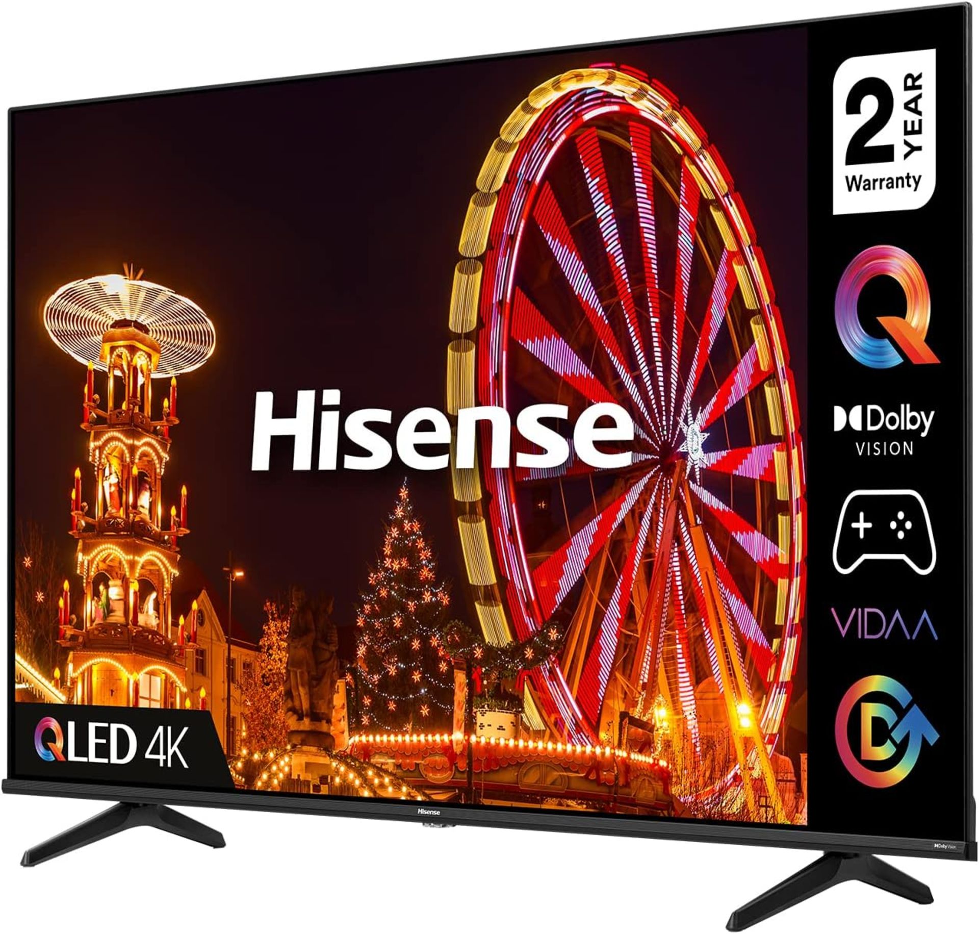HISENSE QLED Gaming Series 55-inch 4K UHD Dolby Vision HDR Smart TV with YouTube, Netflix,