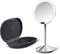 simplehuman ST3004 12cm Sensor Mirror Fold, Light Up Makeup (LOCATION P6)