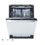 Cooke & Lewis CLSLDISHUK Integrated Full size Dishwasher - Black. - ER41. RRP £319.00. Great for