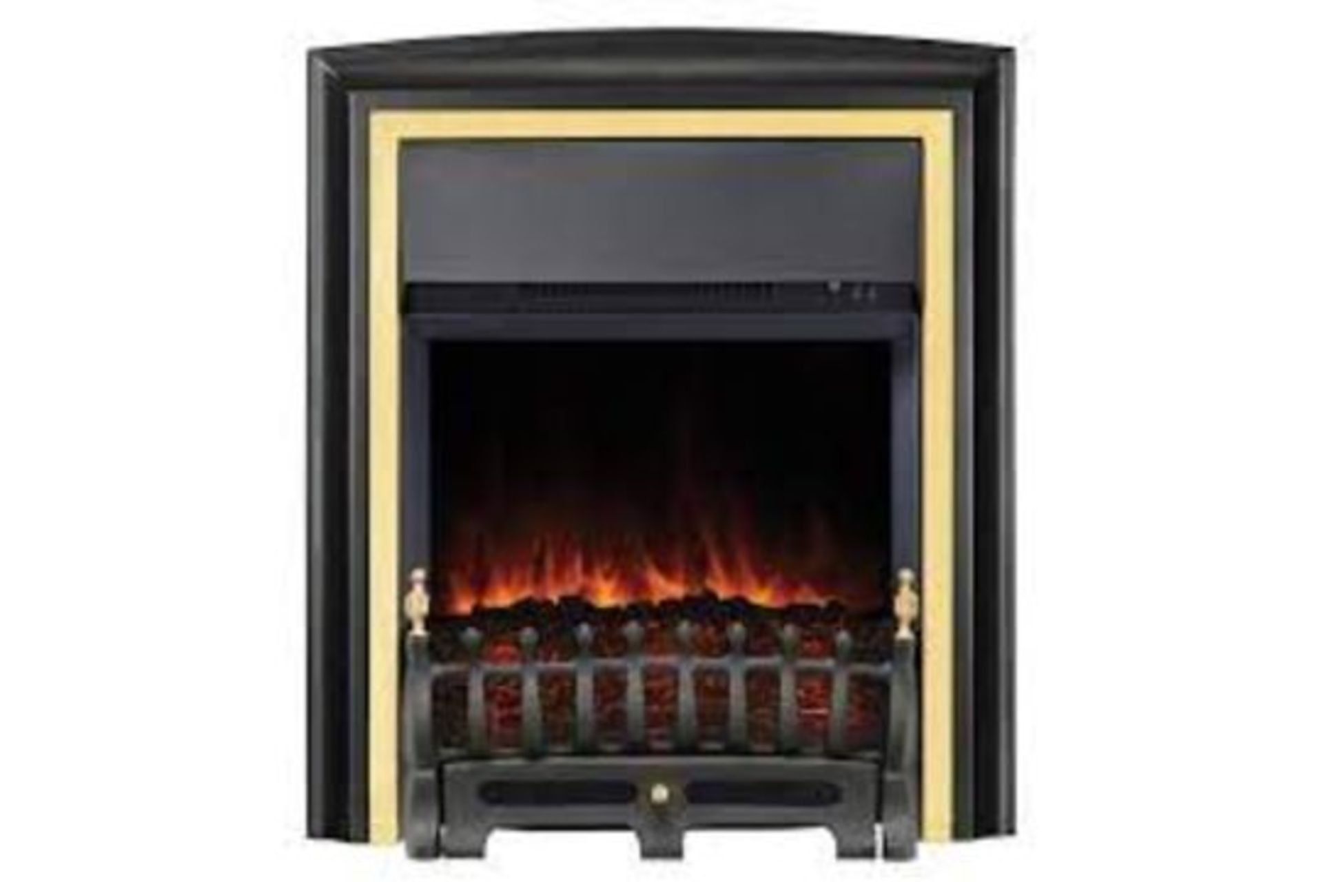 Focal Point Lycia Brass Effect Electric Fire - ER46.