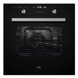 Cooke & Lewis CLMFBLa Built-in Single Multifunction Oven - Black. -ER47. This multifunctional oven