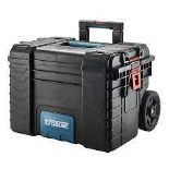 Erbauer Storage Toolbox Rolling Heavy Duty Wheeled Stackable. - ER47.