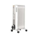 7 Fin 1500W Oil Filled Radiator - White (ER51) Keep cold chills at bay with a little help from the