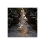 Wicker Rattan LED Tree - ER46