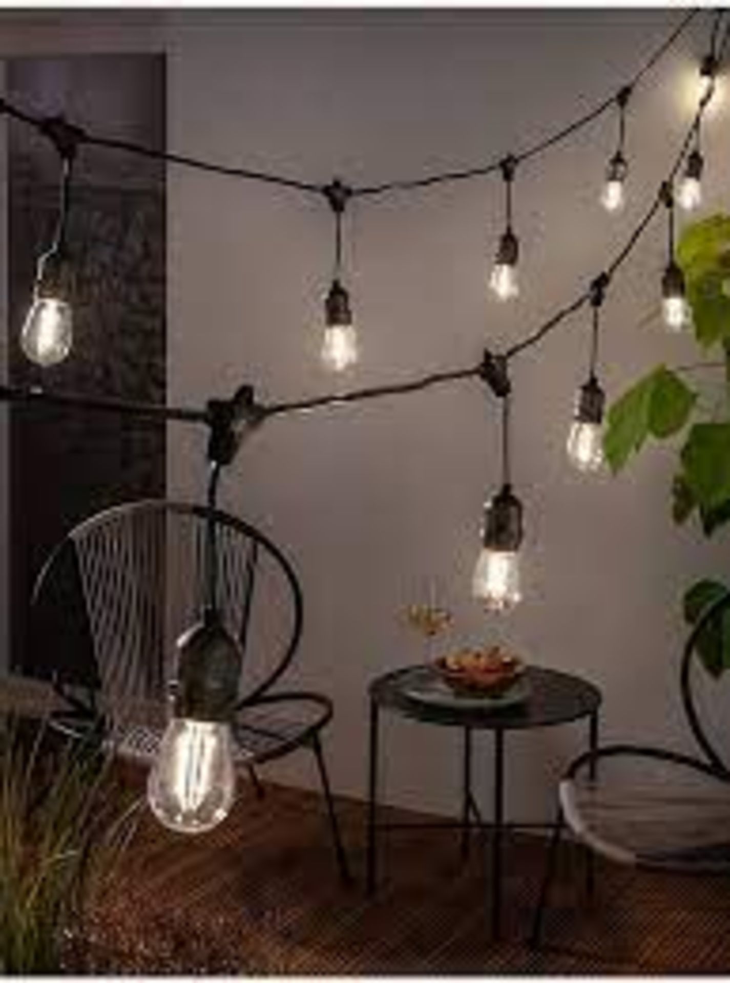 10 Light Linkable Filament Festoon String - ER45