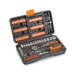 6x 130pc Socket + Bit Set (ER51) Be prepared for the unexpected with the Luxury 130pc Socket + Bit