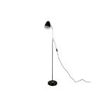 Kuppel Black Flexi Neck Floor Lamp. - ER45. Kuppel floor lamp in a gloss black finish with a