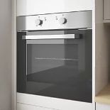 COOKE & LEWIS CSB60A BUILT- IN SINGLE ELECTRIC OVEN STAINLESS STEEL 595MM X 595MM. - ER45. RRP £