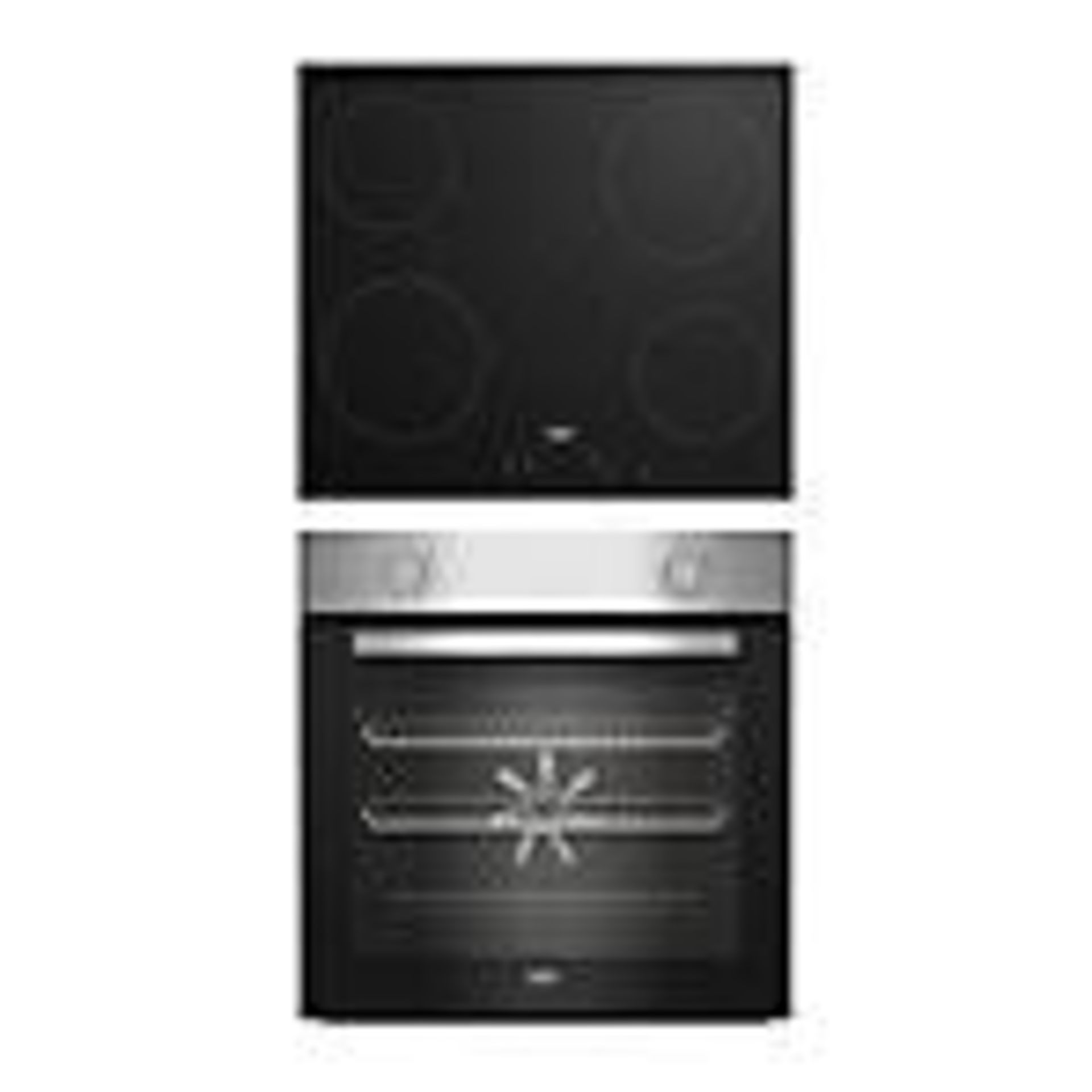 Beko QBSE222X Built-in Multifunction Oven & hob pack. - ER47. Bake perfect cupcakes, roast a