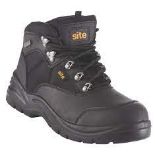 Site Onyx Safety Boots Black Size 8 - ER47