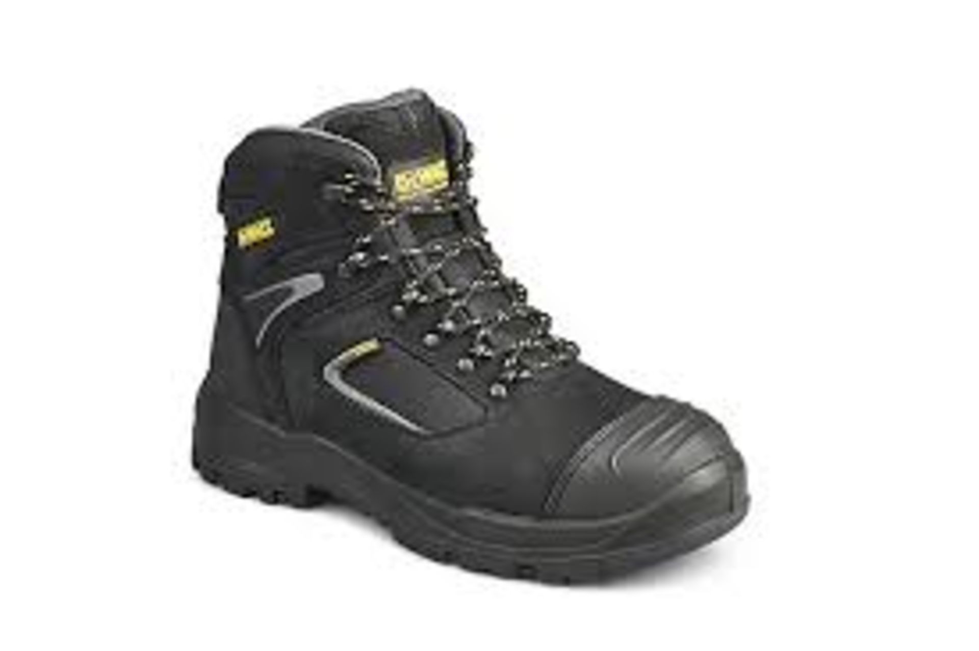 DeWalt Dover Black Hiker boots, Size 10. - ER47. The Dewalt Dover waterproof men's leather safety