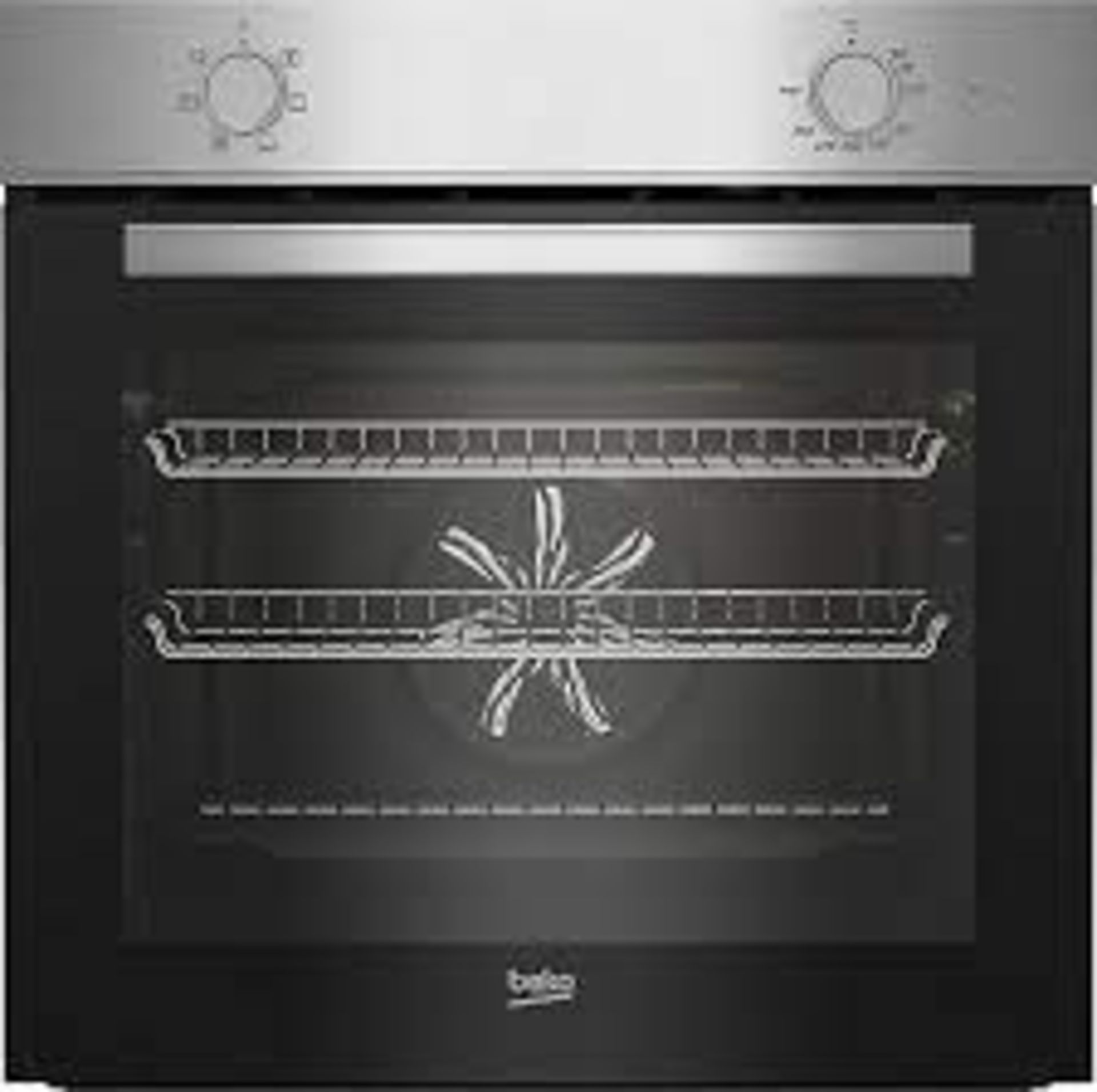 Beko QBSE222X Built-in Multifunction Oven & hob pack. - ER47. Bake perfect cupcakes, roast a