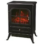 BLACK ELECTRIC STOVE FIRE 415MM X 548MM - ER40.2