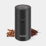 VonShef 150W Coffee Bean Grinder (ER51) Blitz Coffee Grinder Coffee Beans Grains Spices & Nuts