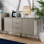 Home Source Acadia Sideboard Cabinet Industrial Cupboard. -ER47